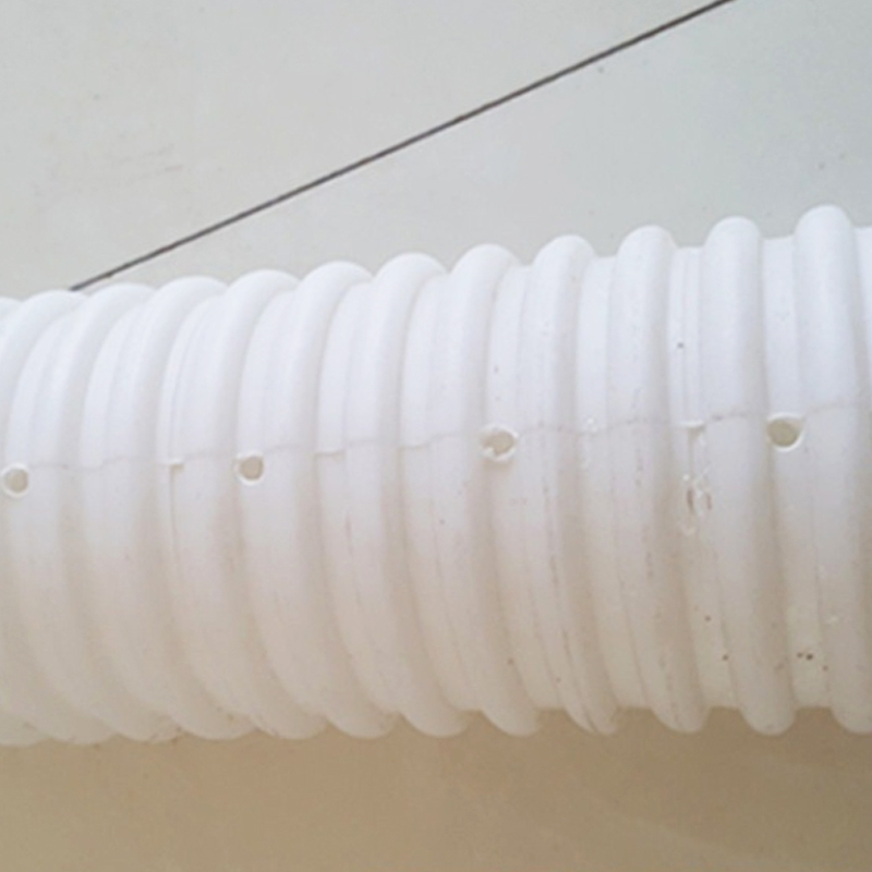 HDPE双壁打孔波纹管——我厂专业生产打孔波纹管，源头直供1